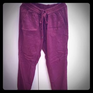 Burgundy pants